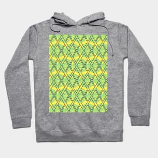 Circles and Diamonds Pattern Hoodie